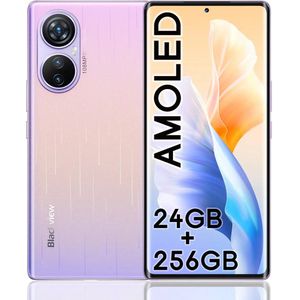 Blackview A200 Pro - Smartphone - Paars - 6,67 inch - 256 GB - 12 GB RAM - Dual SIM - 4G