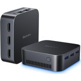 Blackview MP80 Mini PC - 16 GB LPDDR4 - 512 GB SSD - Intel N95 - Zwart