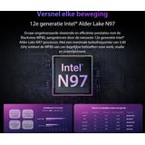 Blackview - MP80 Mini PC - Zwart - 16 GB RAM - 1 TB SSD - Intel N97 - Windows 11