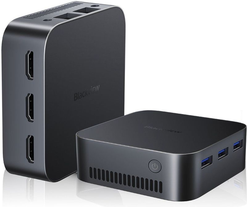 Blackview - MP80 Mini PC - Zwart - 16 GB RAM - 1 TB SSD - Intel N97 - Windows 11