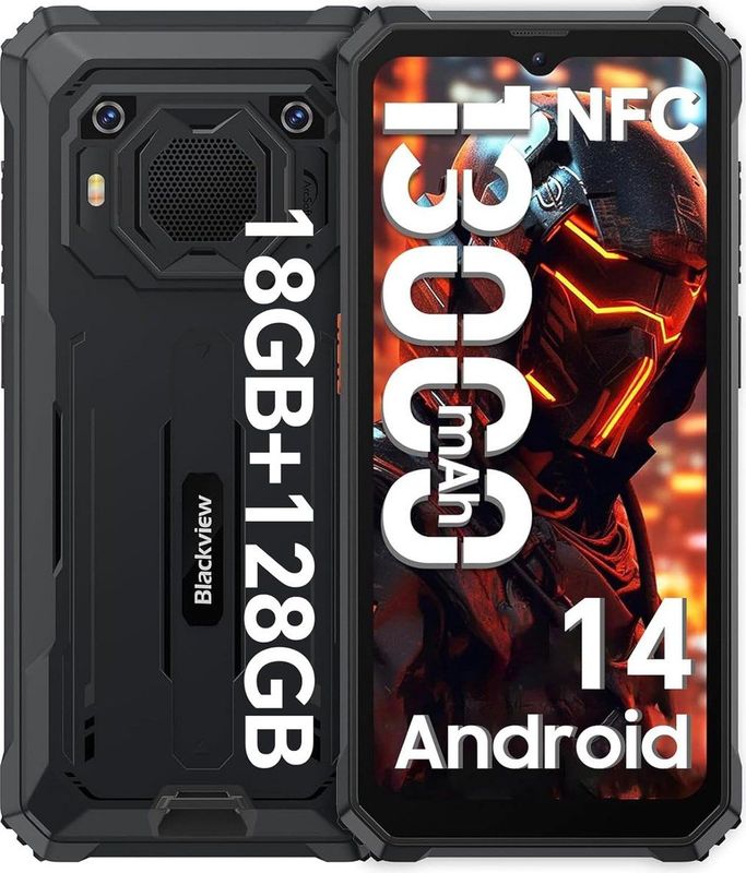 Blackview - BV6200 Pro - Smartphone - Zwart - 6GB RAM - 128GB Opslag