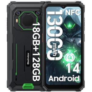 Blackview BV6200 Pro Outdoor Smartphone - 18GB+128GB - 13000mAh - Groen