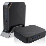 Blackview - MP200 Mini PC - Zwart - Intel Core i5-12450H - 16GB RAM - 1TB SSD - Windows 11 Pro