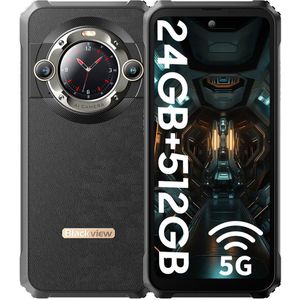 Blackview - BL9000 - Smartphone - Zwart - 12GB RAM - 512GB Opslag - 5G