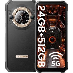 Blackview - BL9000 - Smartphone - Goud - 512 GB - 12 GB RAM - 5G