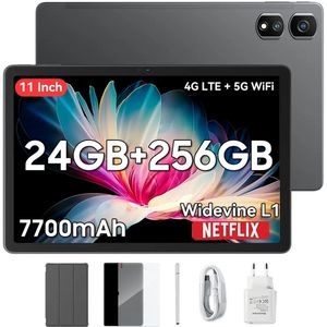 Blackview - Tab 16 Pro - Tablet - Grijs - 4G Dual SIM - 24GB RAM - 256GB