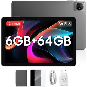 Blackview TAB 30 WiFi (WiFi 6 - 10,1" - 64 GB, 2 GB RAM) Grijs (10.10", 64 GB, Grijs), Tablet, Grijs