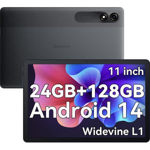 Blackview - Tab 90 Tablet - Grijs - 11 Inch - 4G LTE + 5G WiFi - 128GB ROM - 24GB RAM