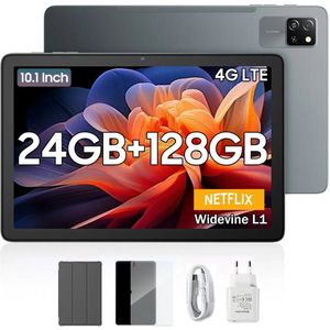 Blackview Tab 60 Pro Tablet 10.1 inch 4G DUAL SIM+WiFi 24(8+16)GB+128GB Octa-core Widevine L1 PC-modus Grijs