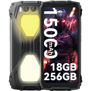 Blackview - BV7300 - Smartphone - Zwart - 18GB RAM - 256GB - 15000mAh - IP68