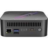 Blackview MP100 Mini PC - 32 GB DDR4 - 1 TB M.2 SSD - AMD Ryzen™ 7 5825U - Tot 4,5 GHz - Windows 11 Pro - WiFi 6 - USB 3.2 * 2 Type C 3.0 * 2 - 4K UHD - RGB-verlichting - BT 5.2 - Zwart