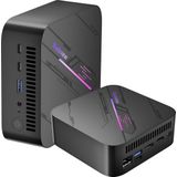 Blackview MP100 Mini PC - 32 GB DDR4 - 1 TB M.2 SSD - AMD Ryzen™ 7 5825U - Tot 4,5 GHz - Windows 11 Pro - WiFi 6 - USB 3.2 * 2 Type C 3.0 * 2 - 4K UHD - RGB-verlichting - BT 5.2 - Zwart