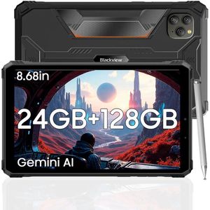 Blackview Active 5 - Tablet - Zwart - 8,68 inch - 128 GB - 8 GB RAM - 4G
