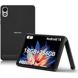 Blackview ZENO 1 Tablet - 8 inch Android 15 Tablet - 18 GB RAM+256 GB ROM(2TB TF) - T615 8-Kern KI-Chip - 4G LTE+WiFi 5G - 6000mAh - Face ID - Widevine L1 - BT5.2 - Zwart