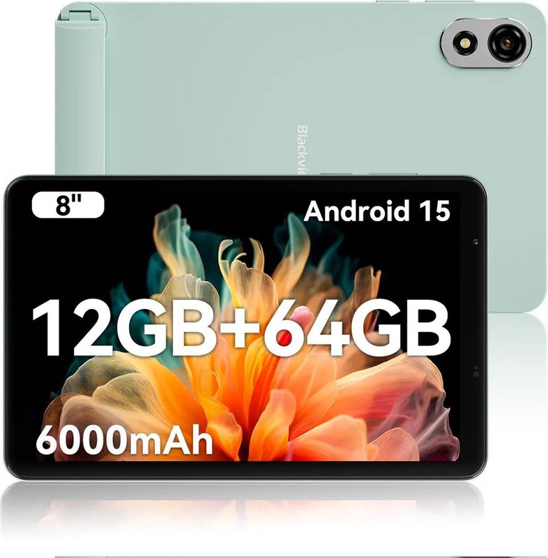 Blackview - ZENO 1 - Tablet - Groen - 8 inch - 4G - 64 GB - 6000 mAh