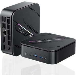 Blackview MP100 Pro - Mini PC - Zwart - 16GB RAM - 1TB ROM - Intel I5-12450H - Windows 11 Pro