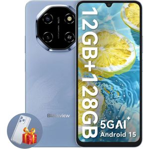 Blackview - SHARK 6 - Smartphone - Blauw - 5G - 12 GB RAM - 128 GB ROM - 6,88 inch