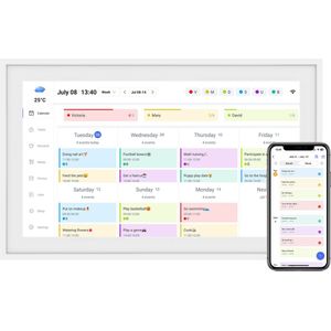 TABWEE P15 - Digitale Fotolijst - 15,6 inch - 1080P Full HD - Interactief Touchscreen - Slimme Gezinsplanner