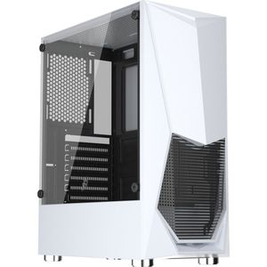 1stplayer DK-3-WH (mATX, Mini-ITX, ATX), PC-behuizing, Wit