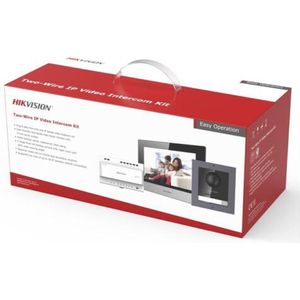Hikvision DS-KIS702Y 2-draads digitale IP-video-intercomkit met 230 volt aansluiting
