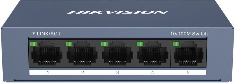 Basis-Switch - RJ-45 Ethernet - 5 Poorten - Fast Ethernet - 150 g