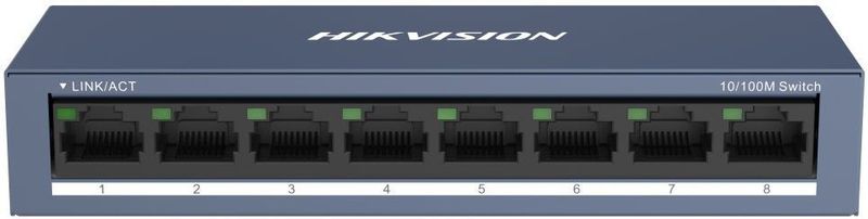Basis-Switch - RJ-45 Ethernet - 8 Poorten - Fast Ethernet - DC 5V
