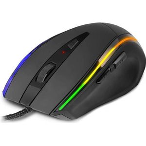 Sumvision® Kata 【Tech/PC Adviseur Winnaar Aanbevolen 3 jaar lopen 2016/2017/2018】 Programmeerbare Macro's Bedrade LED Gaming Mouse 16 Miljoen RGB Customisation