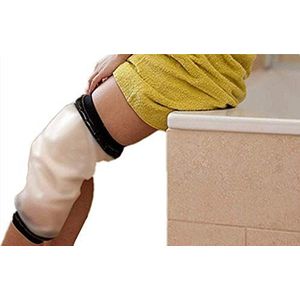 Knie Douche Cover, Volwassen Waterdichte TPU Douche & Badverband en Gegoten Beschermer voor Knie Waterdichte Bescherming tot Gebroken Kniewond, Brandwonden 100% Herbruikbaar