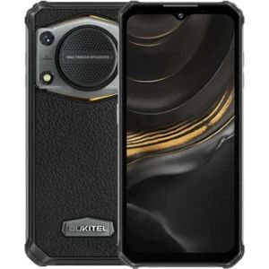 Oukitel WP22 (256 GB, Middernachtelijk zwart, 6.58"", Hybride dubbele SIM + eSIM, 48 Mpx, 4G), Smartphone, Zwart