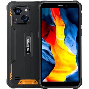 Oukitel - G2 Smartphone - Oranje - 64 GB - 6300 mAh - Hybride Dubbele SIM