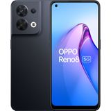 OPPO Reno 8 (256 GB, Glinsterend zwart, 6.43"", Dubbele SIM, 50 Mpx, 5G), Smartphone, Zwart