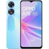 OPPO A78 5G (128 GB, Gloeiend blauw, 6.56"", Dubbele SIM, 50 Mpx, 5G), Smartphone, Blauw