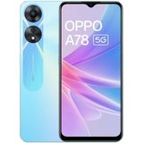 OPPO A78 5G (128 GB, Gloeiend blauw, 6.56"", Dubbele SIM, 50 Mpx, 5G), Smartphone, Blauw