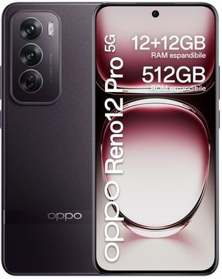 OPPO Reno12 Pro 17 cm (6.7") Dual SIM Android 14 5G USB Type-C 12 GB 512 GB 5000 mAh Zwart