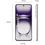 OPPO Reno12 5G 17 cm (6.7") Dual SIM Android 14 USB Type-C 12 GB 256 GB 5000 mAh Zilver