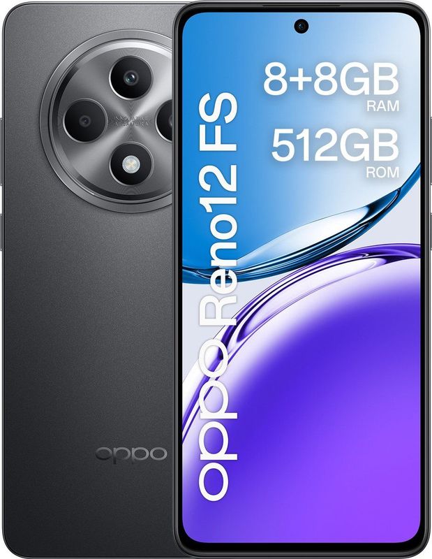 Smartphone Oppo Reno12 FS" Qualcomm 8 GB 512 GB Grijs