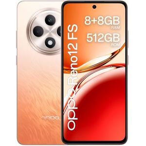 Oppo - Reno12 FS - Smartphone - Oranje - 8 GB RAM - 512 GB Opslag