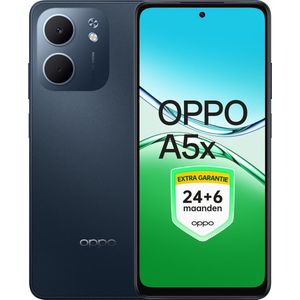 OPPO A5x - Smartphone - Zwart Blauw - 4GB RAM - 128GB Opslag