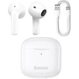 Baseus Hoofdtelefoon TWS Bowie E3 (wit) (5 h, Draadloze), Koptelefoon, Wit