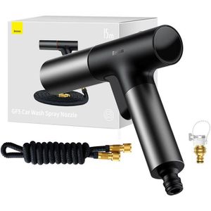 Baseus GF5 Auto Was Hogedruk Waterpistool Sproeikop Autowasmachines Auto Fiets Motor Huis Tuin Draagbare Spuitpistool Reinigingsbroes Car Cleaning Accessoires tuinslang 15M
