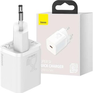 Baseus Super Si Quick Charger 1C 25W Wall Charger (White)