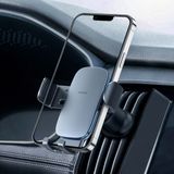 Baseus Metal Age II Gravitational Car Holder on ventilation grid (gray)