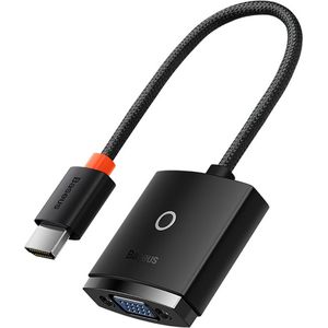 Baseus Lite Series HDMI to VGA Adapter (No Audio, Black)