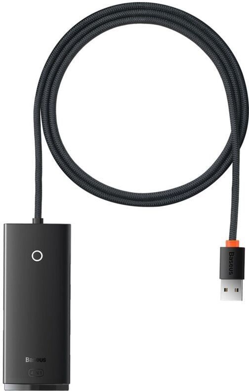 Baseus 5-in-1 USB-C Adapter USB-A 1 Meter Kabel Zwart