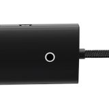 Baseus Hub 4in1 Lite Series USB-C to 4x USB 3.0 + USB-C, 2m (zwart)