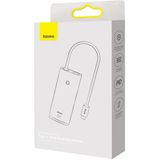 Baseus - Lite 6-in-1 USB-C Hub - Zwart - HDMI/2x USB 3.0/USB-C PD/SD/TF