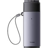 Baseus Memory Card Reader SD Kaartlezer USB 3.0 - Grijs