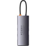Baseus Hub 6in1 Metal Gleam Series, USB-C to 3x USB 3.0 + HDMI + USB-C PD + VGA