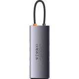 Baseus Hub 7in1 Metal Gleam Series, USB-C to 3x USB 3.0 + 2x HDMI + USB-C PD + Ethernet RJ45