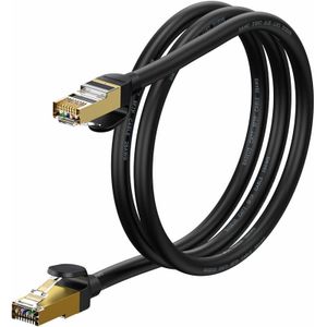 Baseus - Speed - Seven snelle RJ45 netwerkkabel 10Gbps 1m zwart - (WKJS010101)